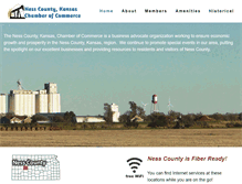 Tablet Screenshot of nesscountychamber.com